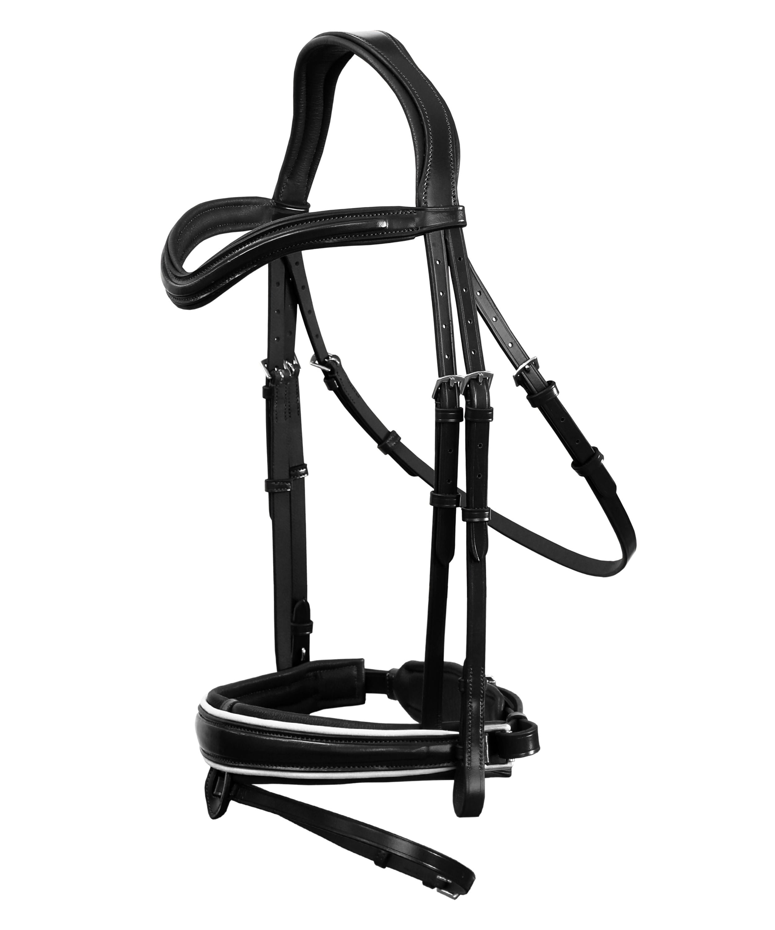 ExionPro 'Vega' Dressage Bridle with White Piping | Dressage