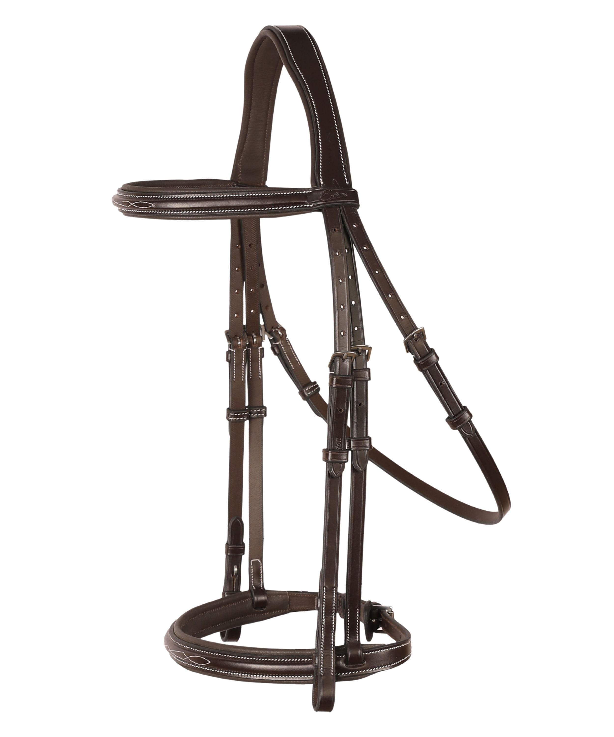 ExionPro 'Hercules' Thin Noseband Padded Hunter Bridle | Hunt