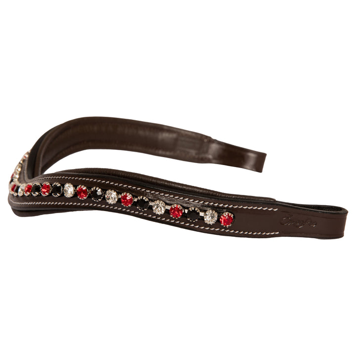 ExionPro Marvel Beauty Red, Black & Alternative Clear Crystal Browband-Browbands-Bridles & Reins