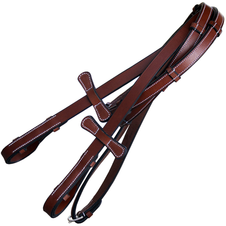 ExionPro Hunter Reins with Seven Hand Stoppers-Reins-Bridles & Reins
