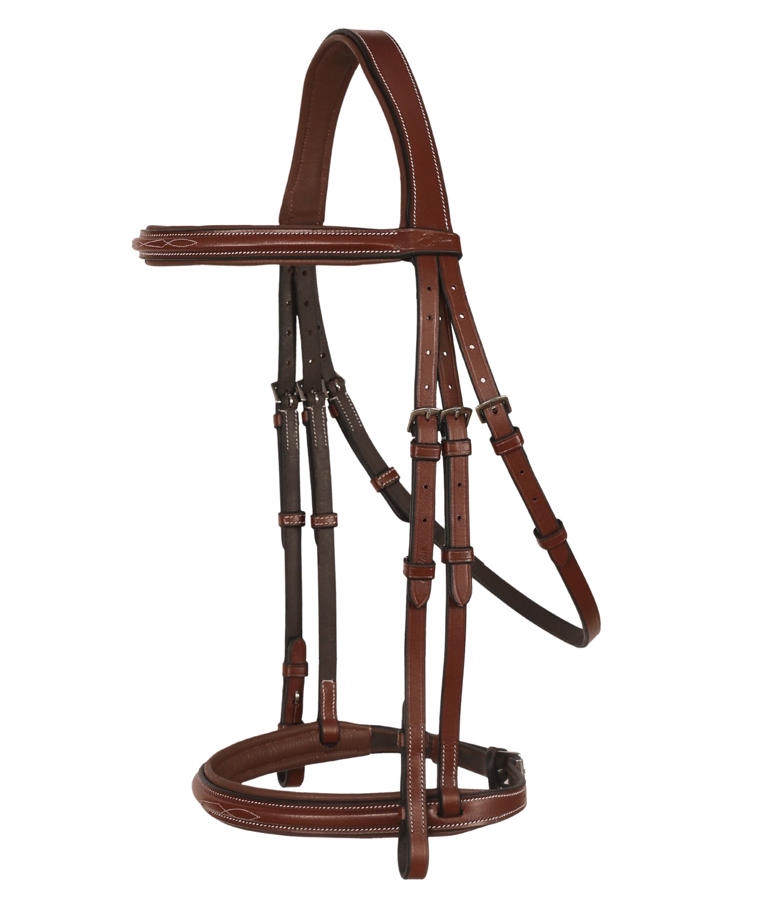 ExionPro 'Hercules' Thin Noseband Padded Hunter Bridle | Hunt