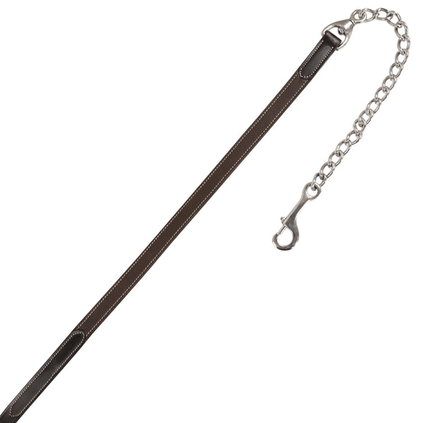 ExionPro Duo-Tone Leather Lead with Chain - Havana