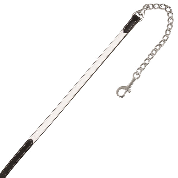ExionPro Duo-Tone Leather Lead with Chain - White