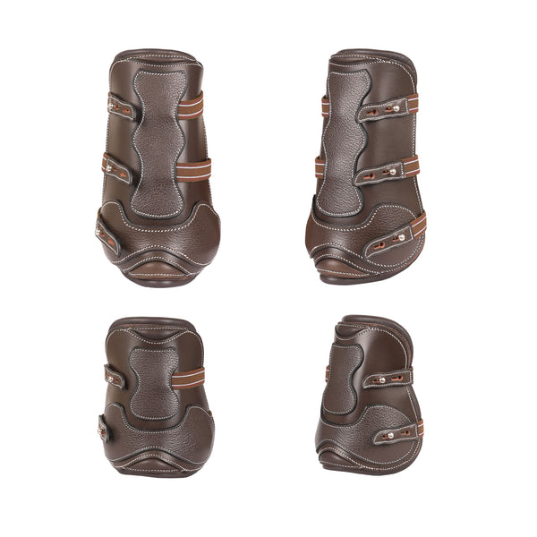 ExionPro Leather Horse Tendon Show Jump Boots - 401-Boots-Bridles & Reins