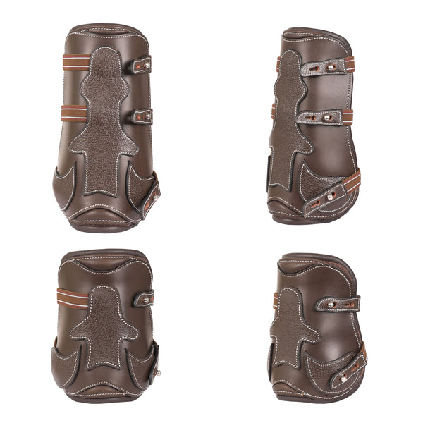 ExionPro Leather Horse Tendon Show Jump Boots - 403-Boots-Bridles & Reins