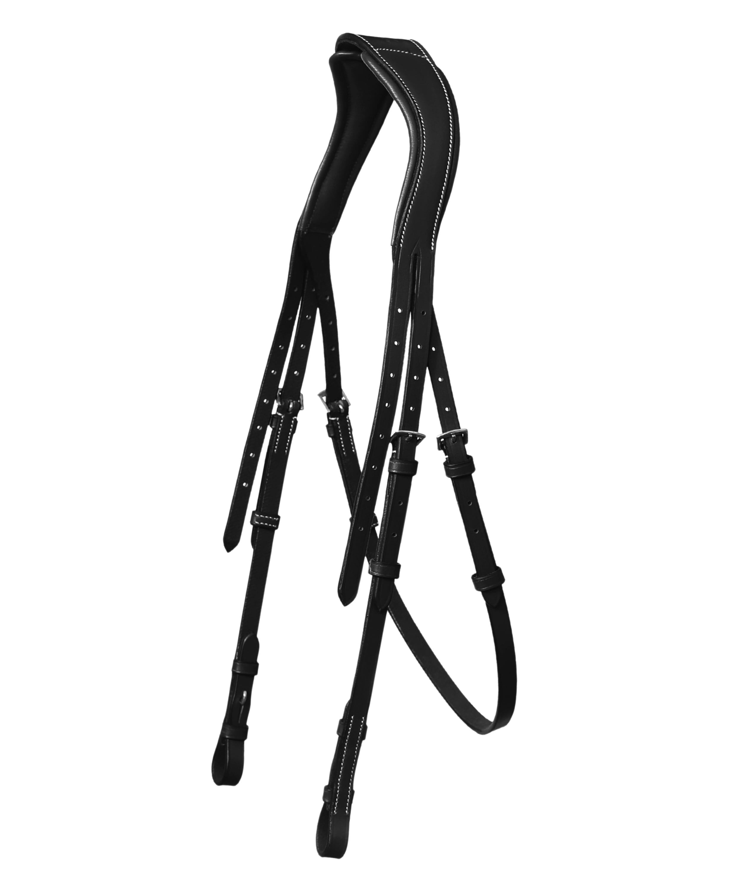 yEncase / Bridle (Black) - 構造体 ExionPro Triple Strap 'Anti-Pressure' Crownpiece | Jump Bridle
