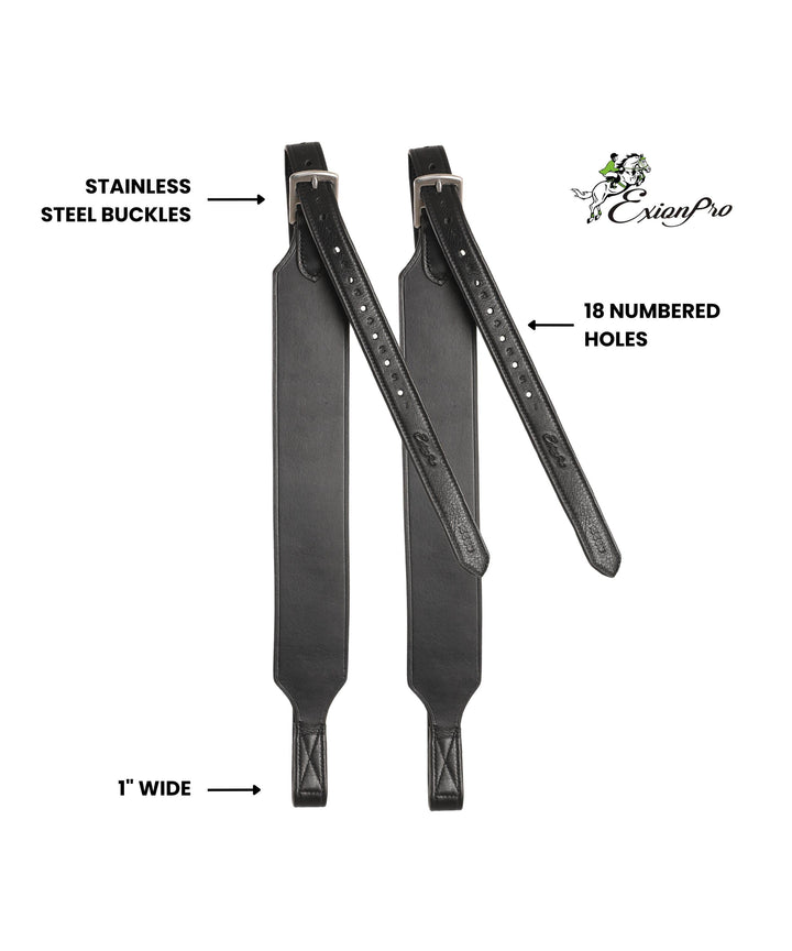ExionPro Wide Stability Stirrup Leathers-Stirrup Leathers-Bridles & Reins