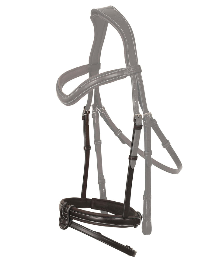 Replacement Noseband of ExionPro Fully Padded Snaffle Bridle with U Shaped Detachable Flash-Nosebands-Bridles & Reins