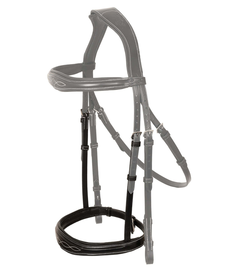 Replacement Noseband of ExionPro Fancy Stitched Raised Anatomical Bridle without Flash-Nosebands-Bridles & Reins