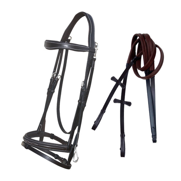 ExionPro Quick-Release Bridle With Reins-Bridles-Bridles & Reins