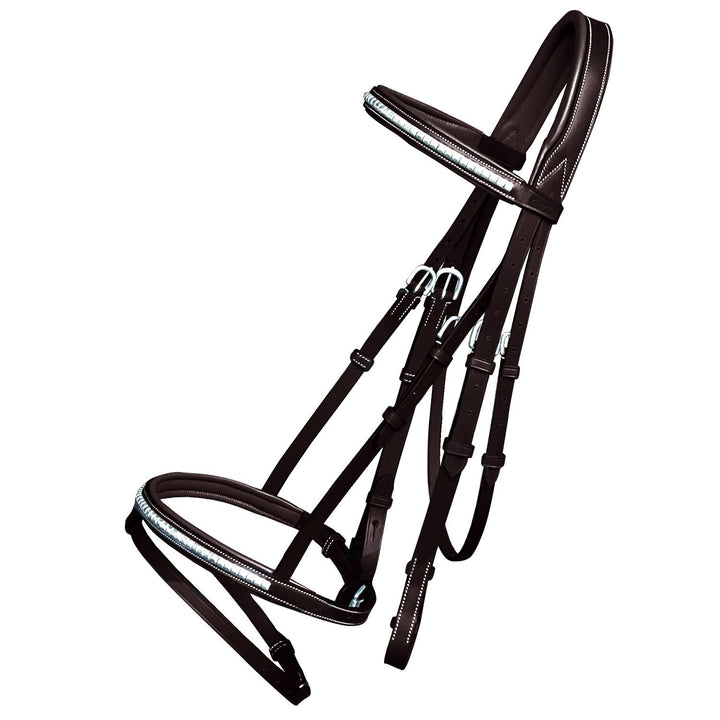 ExionPro SS Clincher Studded Bridle With Flash and Reins-Bridles-Bridles & Reins