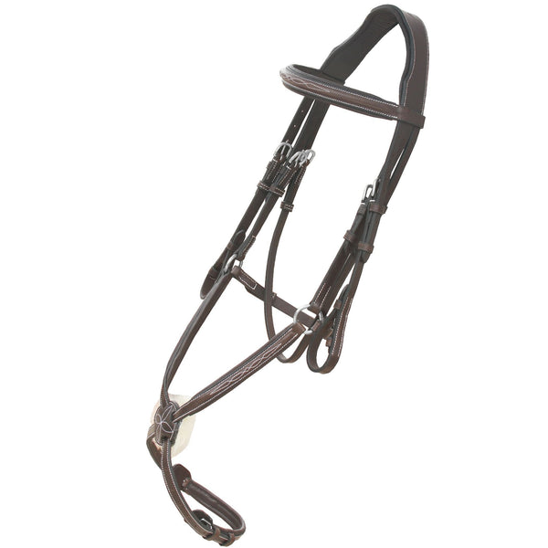 Replacement Noseband of ExionPro Designer Fancy Stitched Figure 8 English Bridle-Nosebands-Bridles & Reins