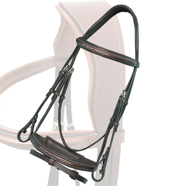 Replacement Noseband of ExionPro Designer Fancy Stitched Bridle-Nosebands-Bridles & Reins