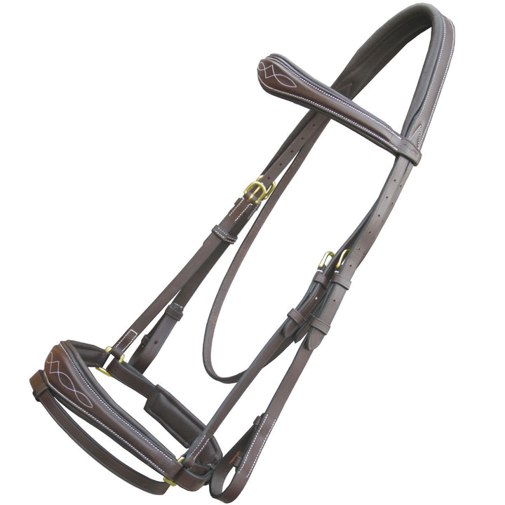 ExionPro Anatomical Dressage Bridle with Reins-Bridles-Bridles & Reins