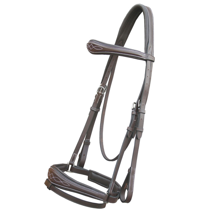 ExionPro Anatomical Dressage Bridle with Reins-Bridles-Bridles & Reins