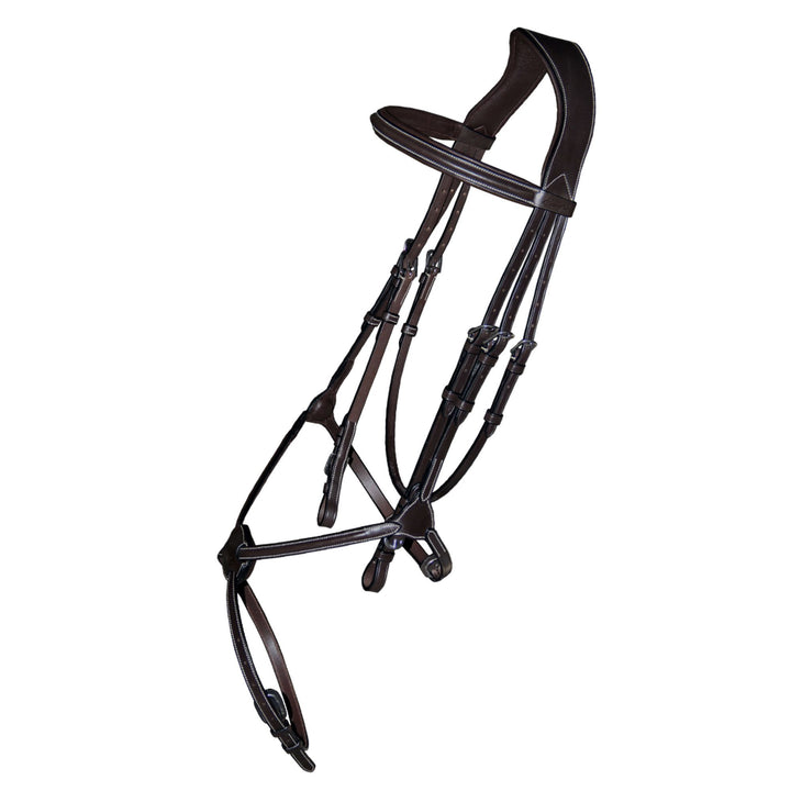 ExionPro Padded Joint Figure 8 Bridle with Rubber Reins-Bridles-Bridles & Reins