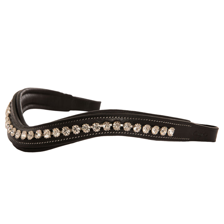 ExionPro Elegant & Attractive White Crystal Browband-Browbands-Bridles & Reins