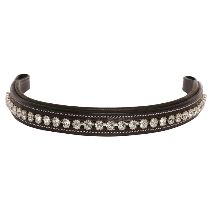 ExionPro Elegant & Attractive White Crystal Browband-Browbands-Bridles & Reins