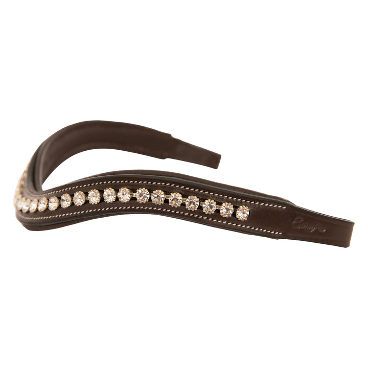 ExionPro Elegant & Attractive White Crystal Browband-Browbands-Bridles & Reins