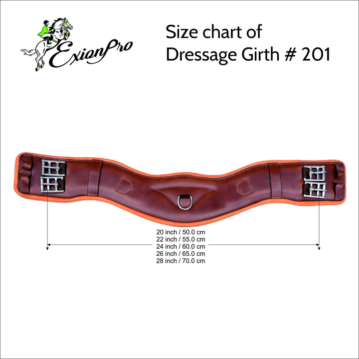 ExionPro Anatomical Dressage Girth-Girths-Bridles & Reins