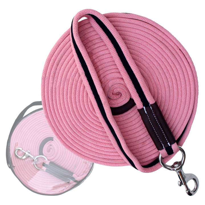 ExionPro Contrast Pink with Black Color Web Cushion Leads-Leads-Bridles & Reins