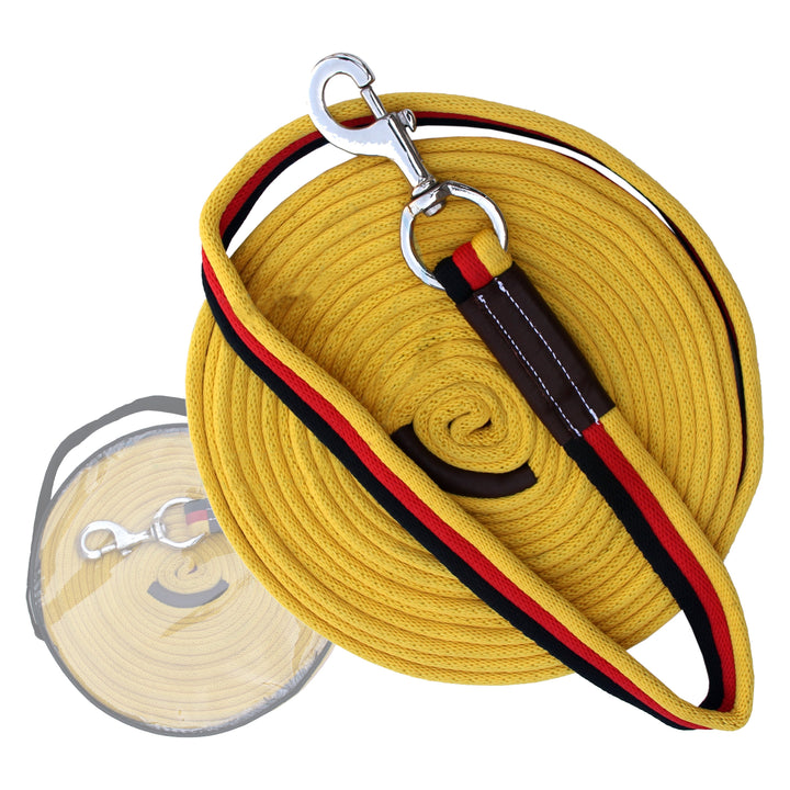 ExionPro Contrast Yellow, Red & Black Color Web Cushion Leads-Leads-Bridles & Reins