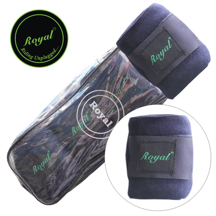 Royal Acrylic Standard Purple Bandages | Pack of 4-Bandages-Bridles & Reins