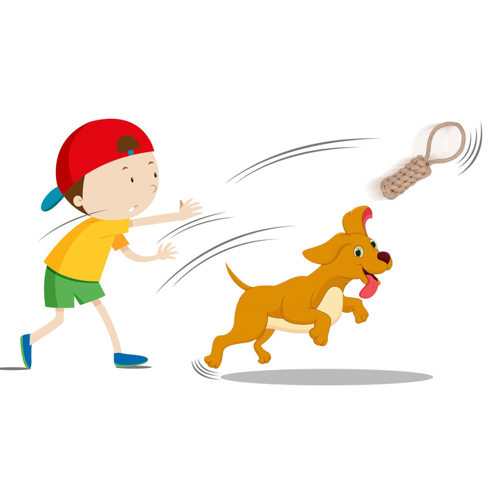 Exionpro Tough Durable Dummy Dog Chew Rope Toy, For Small to Large Dogs-Dog Toys-Bridles & Reins