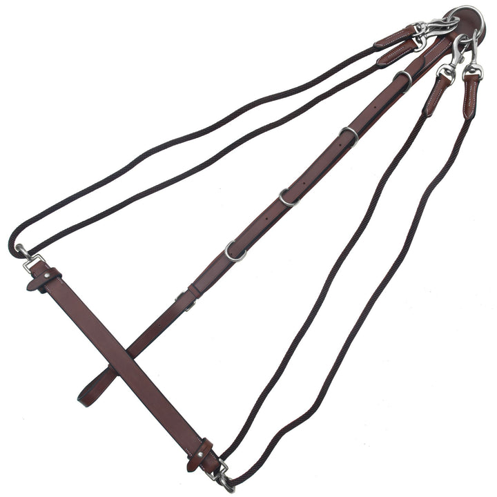 ExionPro Rope De Gouge Chambon with Four D-rings-Horse Breastplates-Bridles & Reins