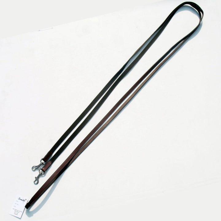 ExionPro Web & Leather Draw Reins-Reins-Bridles & Reins