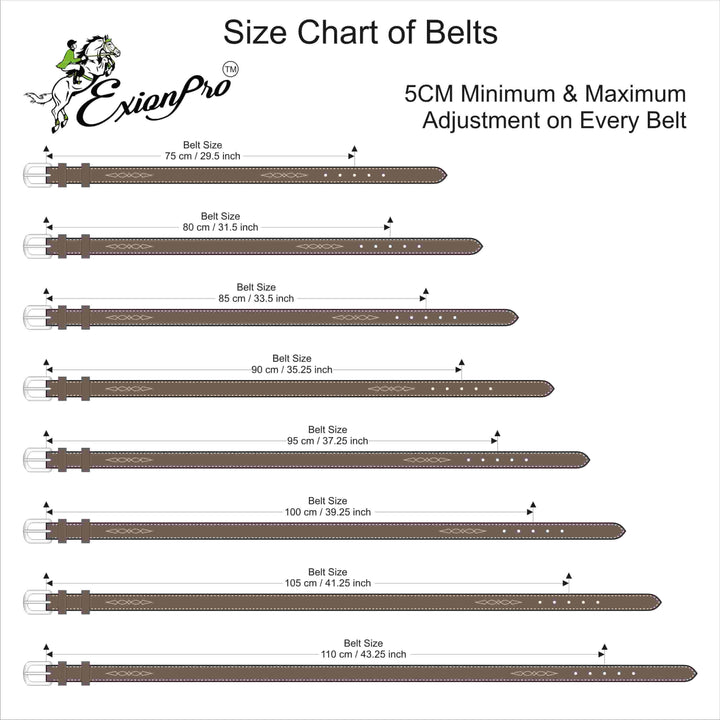ExionPro Laced Belt-Leather Belts-Bridles & Reins