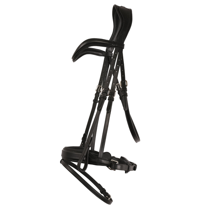 ExionPro Dressage Anti-Pressure Raised Comfort Padded Bridle-Bridles-Bridles & Reins