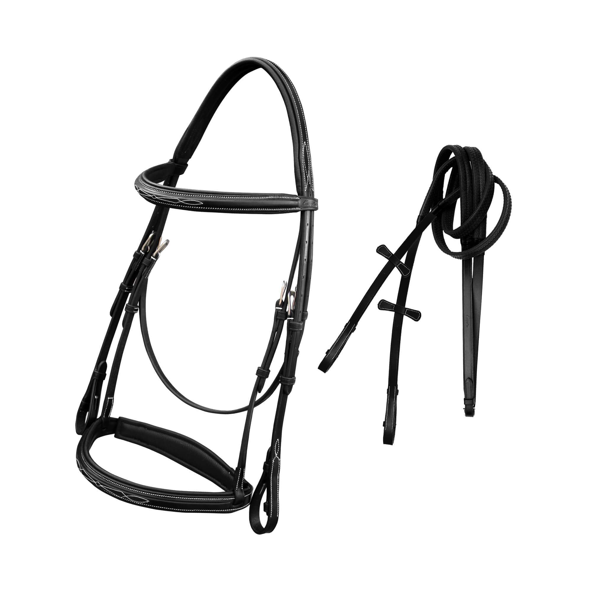 English Jumping Bridles Exion Designer Fancy Snaffle Bridle Bridles & Reins