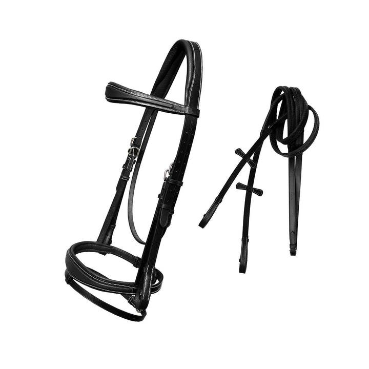 ExionPro Soft Raised Anatomical Bridle with Rubber Reins-Bridles-Bridles & Reins