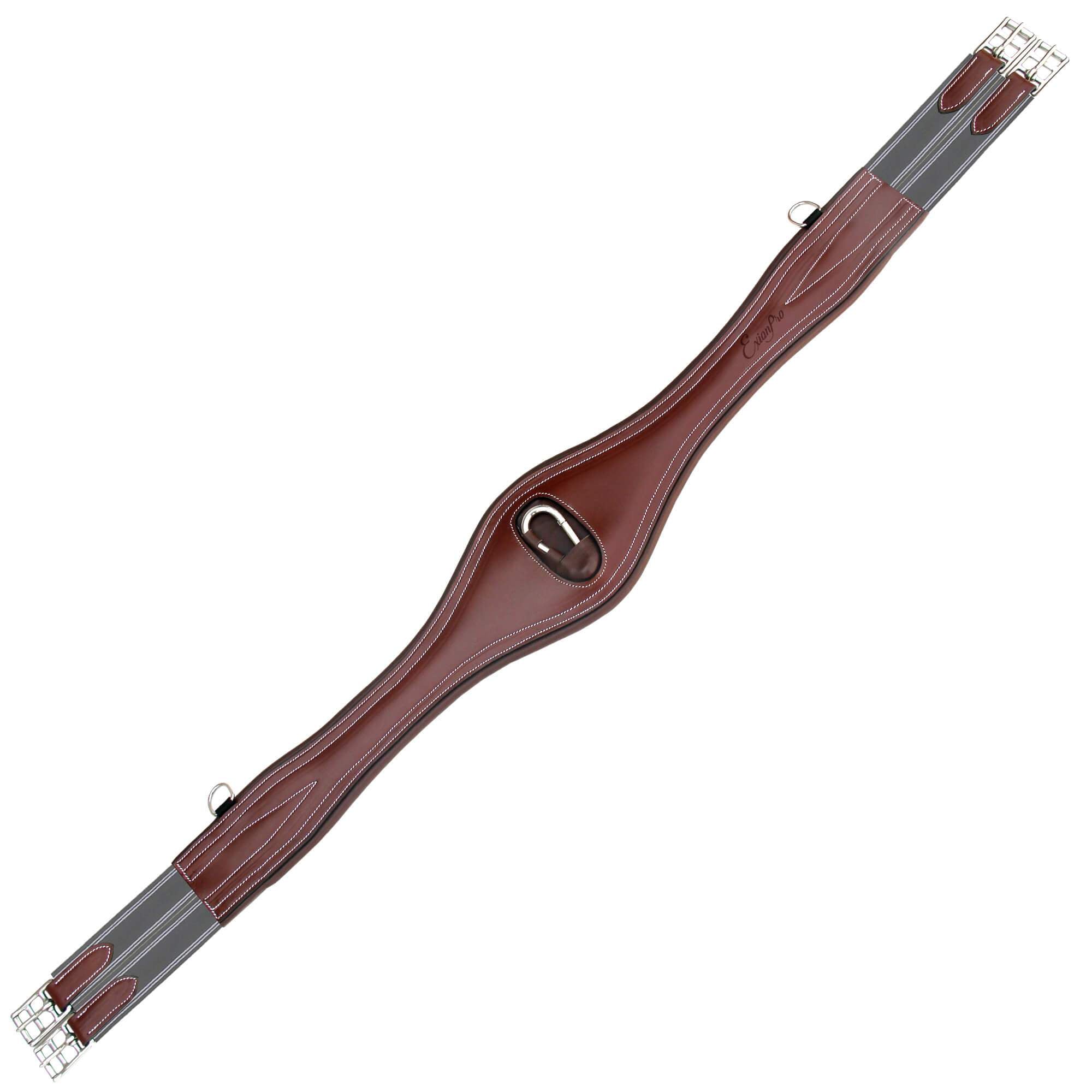 ExionPro 'Snap' Overlay Girth - Grey Elastic | Horse Girth English