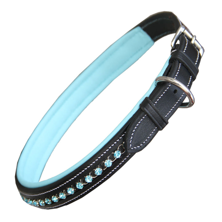 ExionPro Blue Bling Dog Collar-Dog Collars-Bridles & Reins