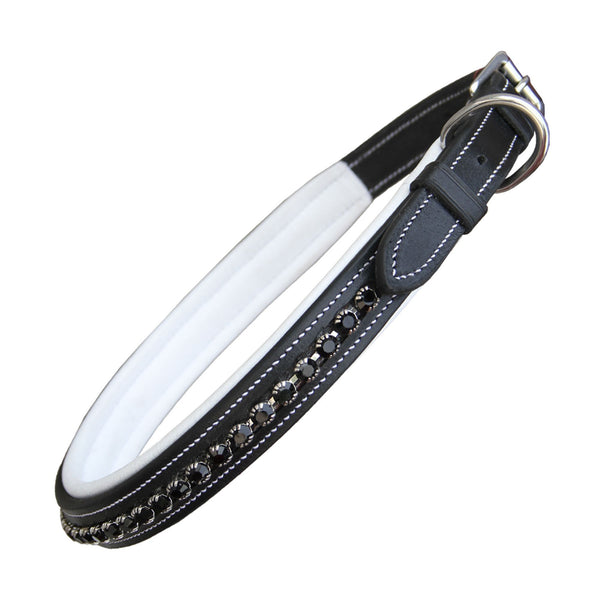 ExionPro Black Bling Dog Collar-Dog Collars-Bridles & Reins