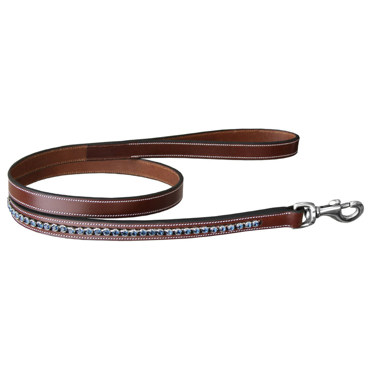 ExionPro Dark Blue Bling Dog Lead-Dog Leads-Bridles & Reins
