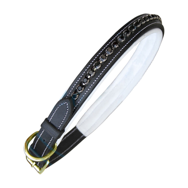 ExionPro Black Bling Dog Collar-Dog Collars-Bridles & Reins