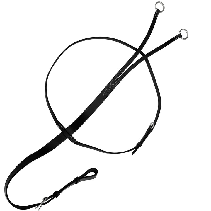 ExionPro Flat Leather Running Martingale-Martingales-Bridles & Reins
