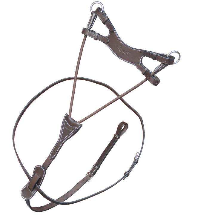 ExionPro Running Martingale with Round Elastic Fork-Martingales-Bridles & Reins