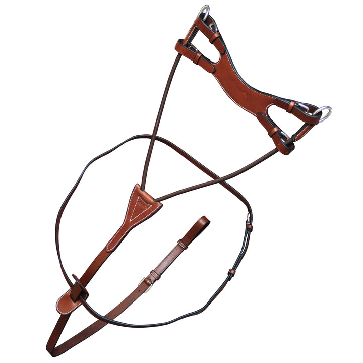 ExionPro Running Martingale with Round Elastic Fork-Martingales-Bridles & Reins