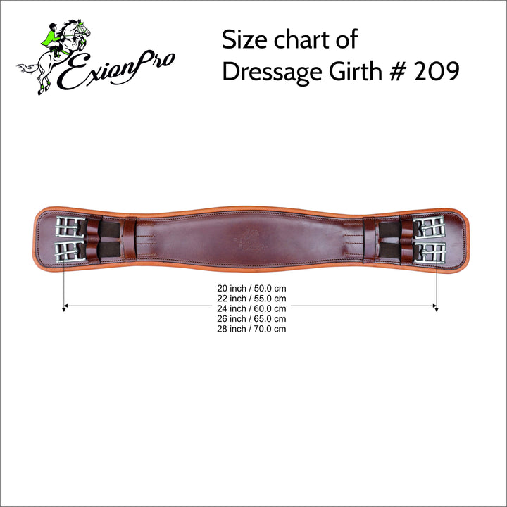 ExionPro Star Dressage Girth-Girths-Bridles & Reins